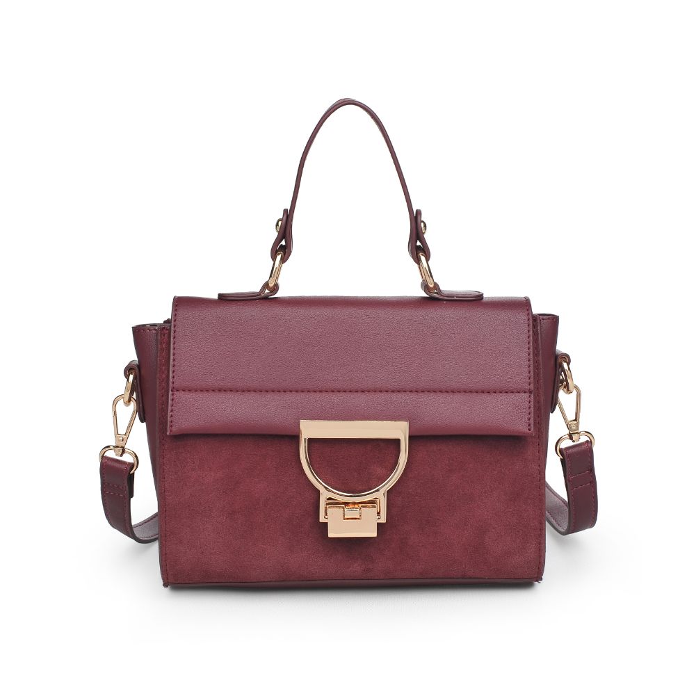 Product Image of Moda Luxe Brynn Satchel 842017120780 View 5 | Burgundy