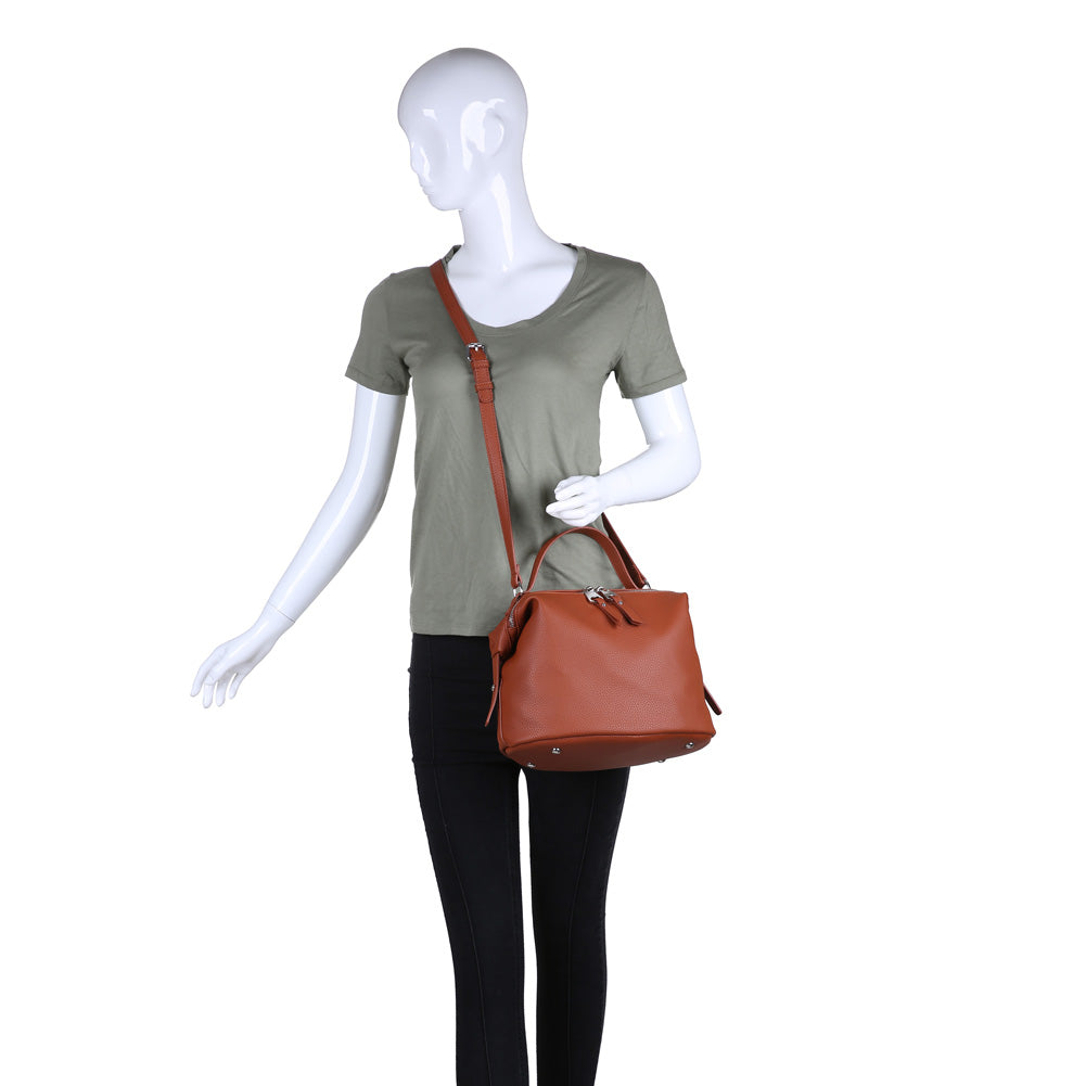 Product Image of Moda Luxe Nicole Satchel 842017115489 View 5 | Tan