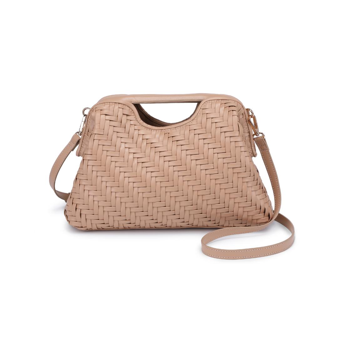 Woman wearing Nude Moda Luxe Amara Crossbody 842017138112 View 7 | Nude