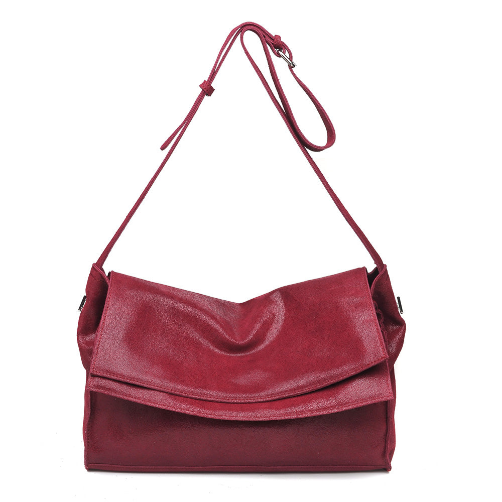 Product Image of Moda Luxe Ashley Messenger 842017115458 View 1 | Burgundy
