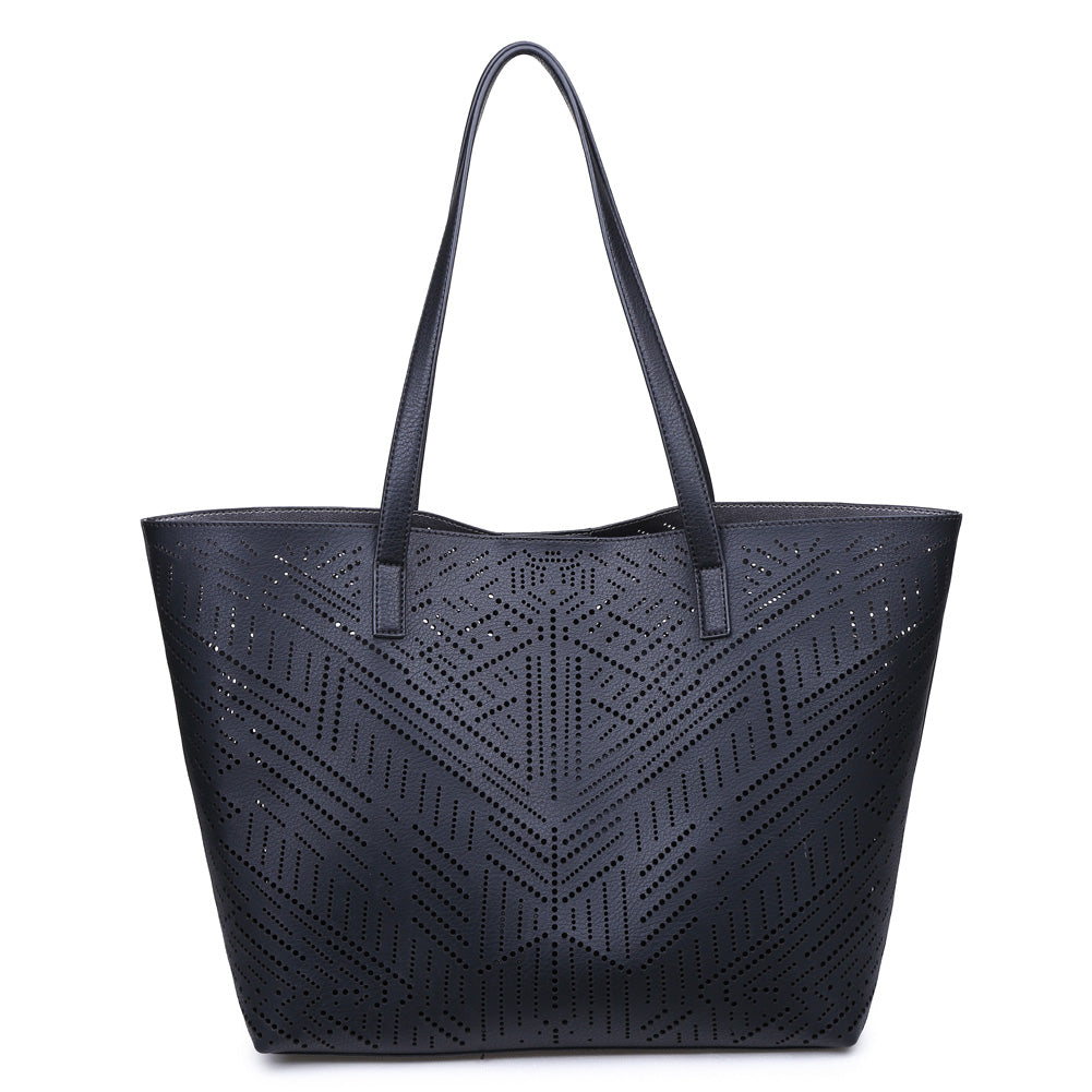 Product Image of Moda Luxe Wanderlust Tote 842017110934 View 3 | Black
