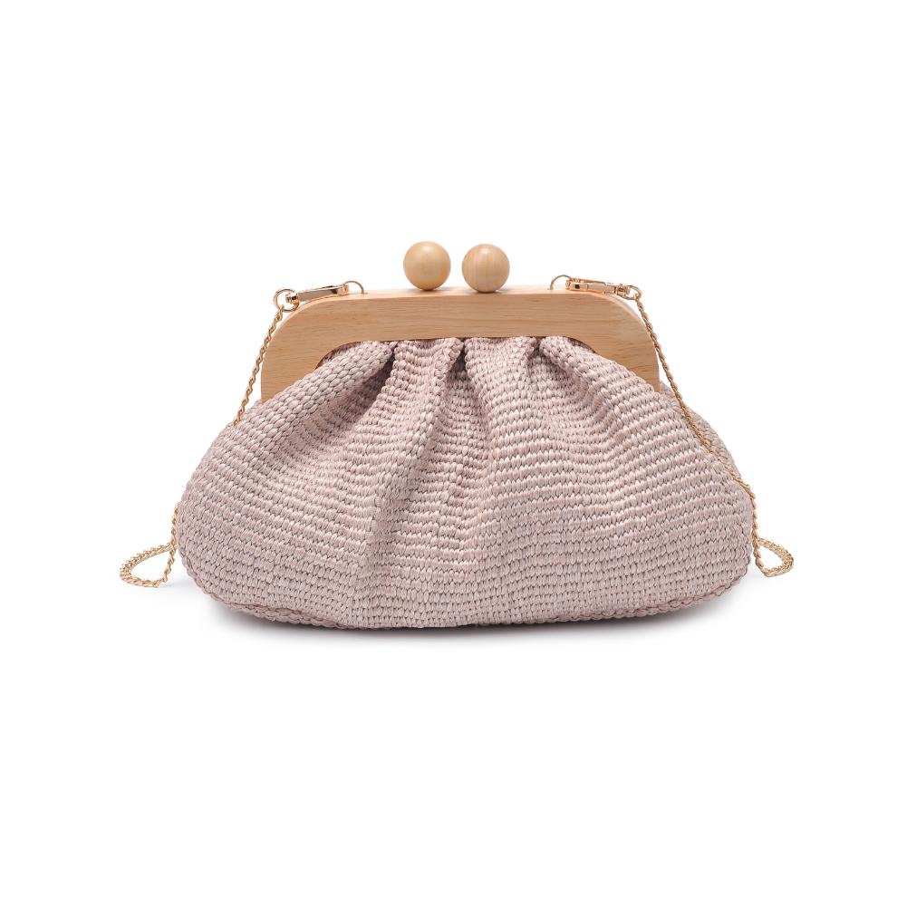 Woman wearing Dusty Pink Moda Luxe Vogueista Crossbody 842017134572 View 5 | Dusty Pink