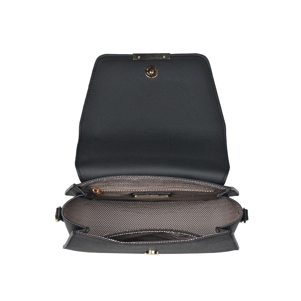 Product Image of Moda Luxe Robin Messenger 842017123057 View 8 | Black