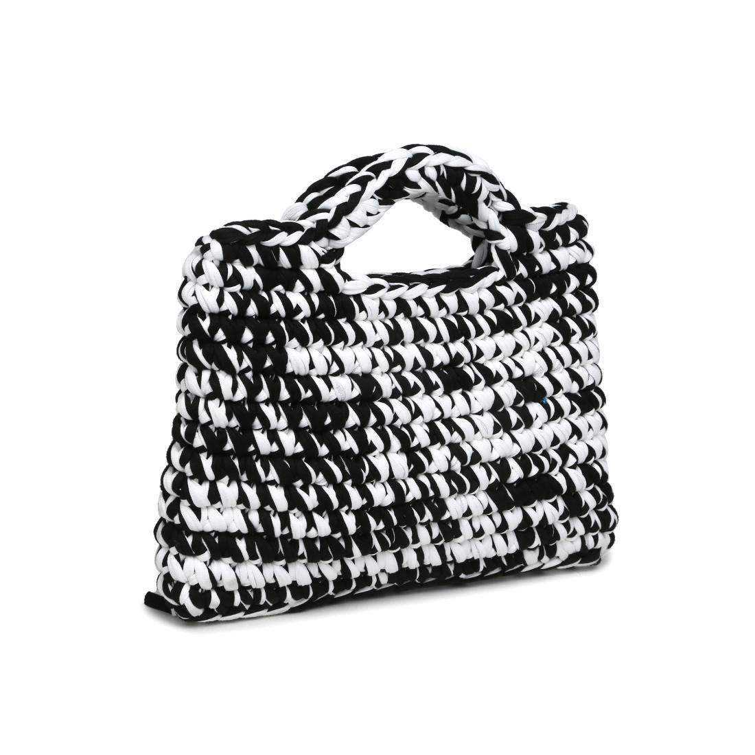 Woman wearing Black Ivory Moda Luxe Nya Tote 842017138440 View 6 | Black Ivory