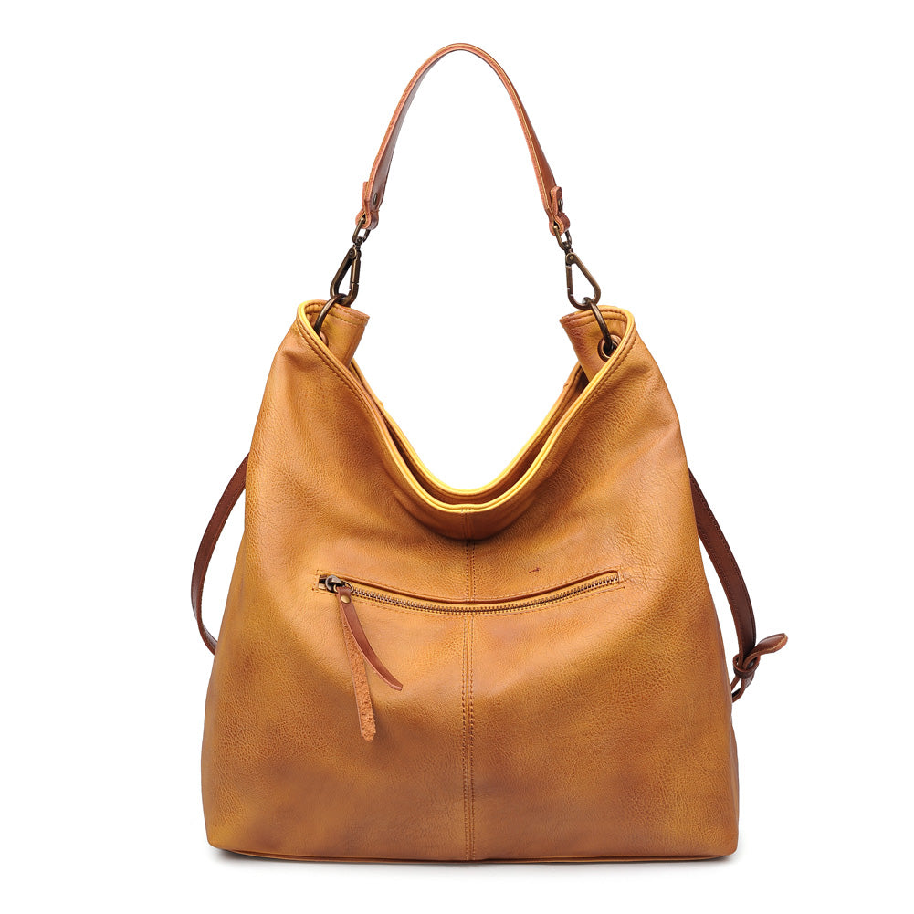 Product Image of Moda Luxe Kate Hobo 842017117711 View 3 | Mustard