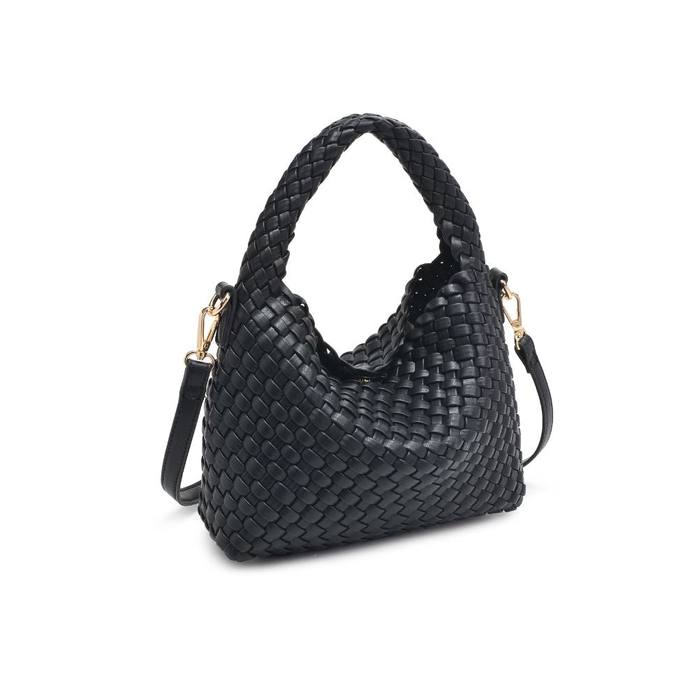 Woman wearing Black Moda Luxe Jessamine Crossbody 842017132189 View 6 | Black