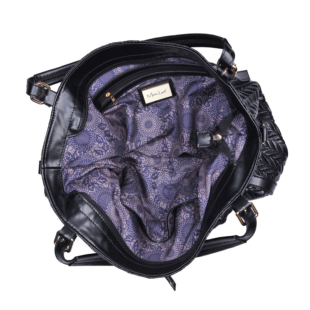 Product Image of Moda Luxe Gemma Hobo 842017118657 View 4 | Black