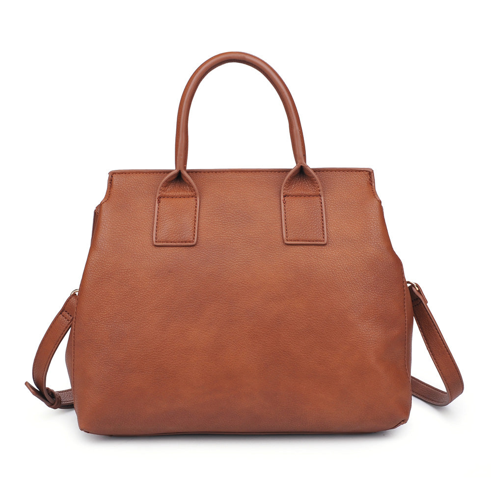 Product Image of Moda Luxe Clare Satchel 842017118329 View 3 | Tan