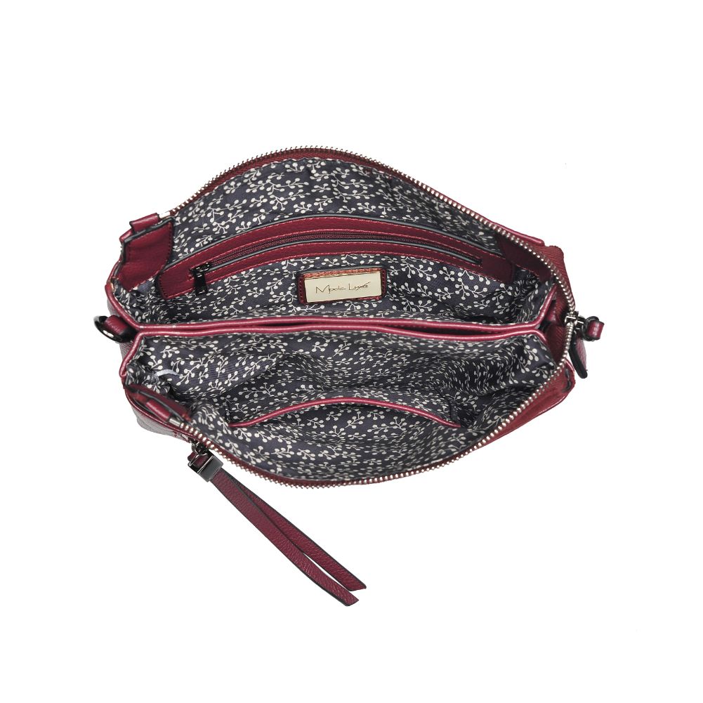 Product Image of Moda Luxe Lydia Crossbody 842017123255 View 4 | Wine