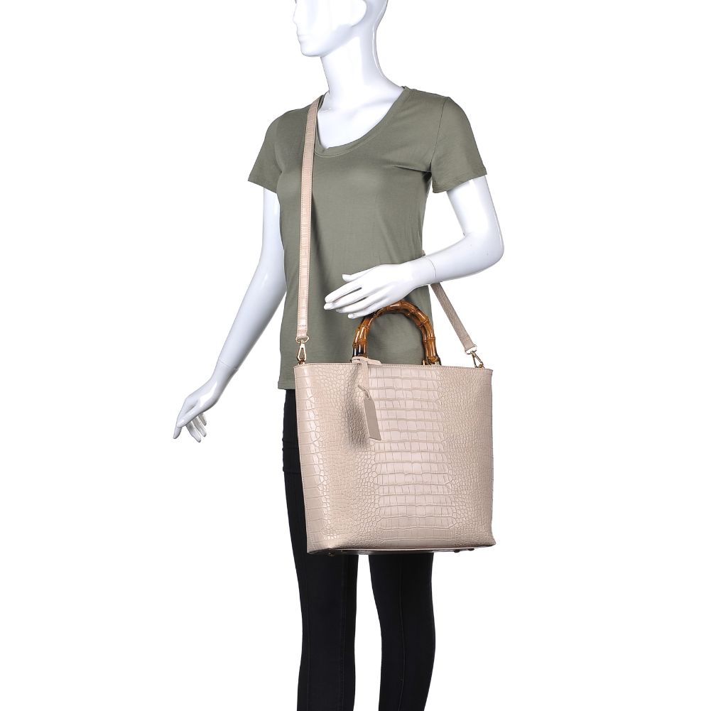 Product Image of Moda Luxe Tessa Tote 842017124948 View 5 | Cream