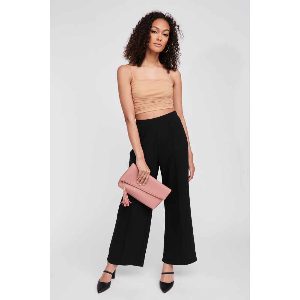Woman wearing Blush Moda Luxe Maribel Crossbody 842017123491 View 3 | Blush
