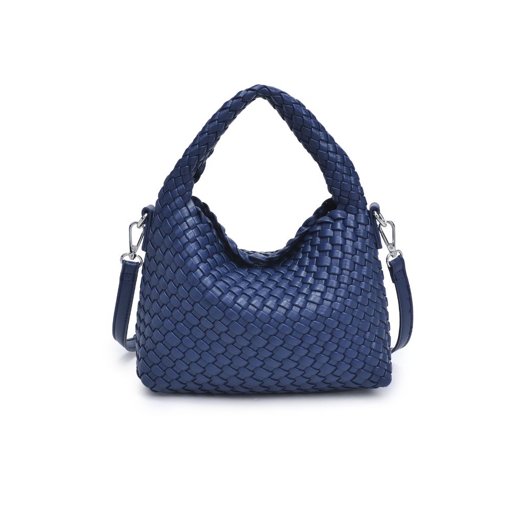 Woman wearing Midnight Moda Luxe Jessamine Crossbody 842017133063 View 5 | Midnight