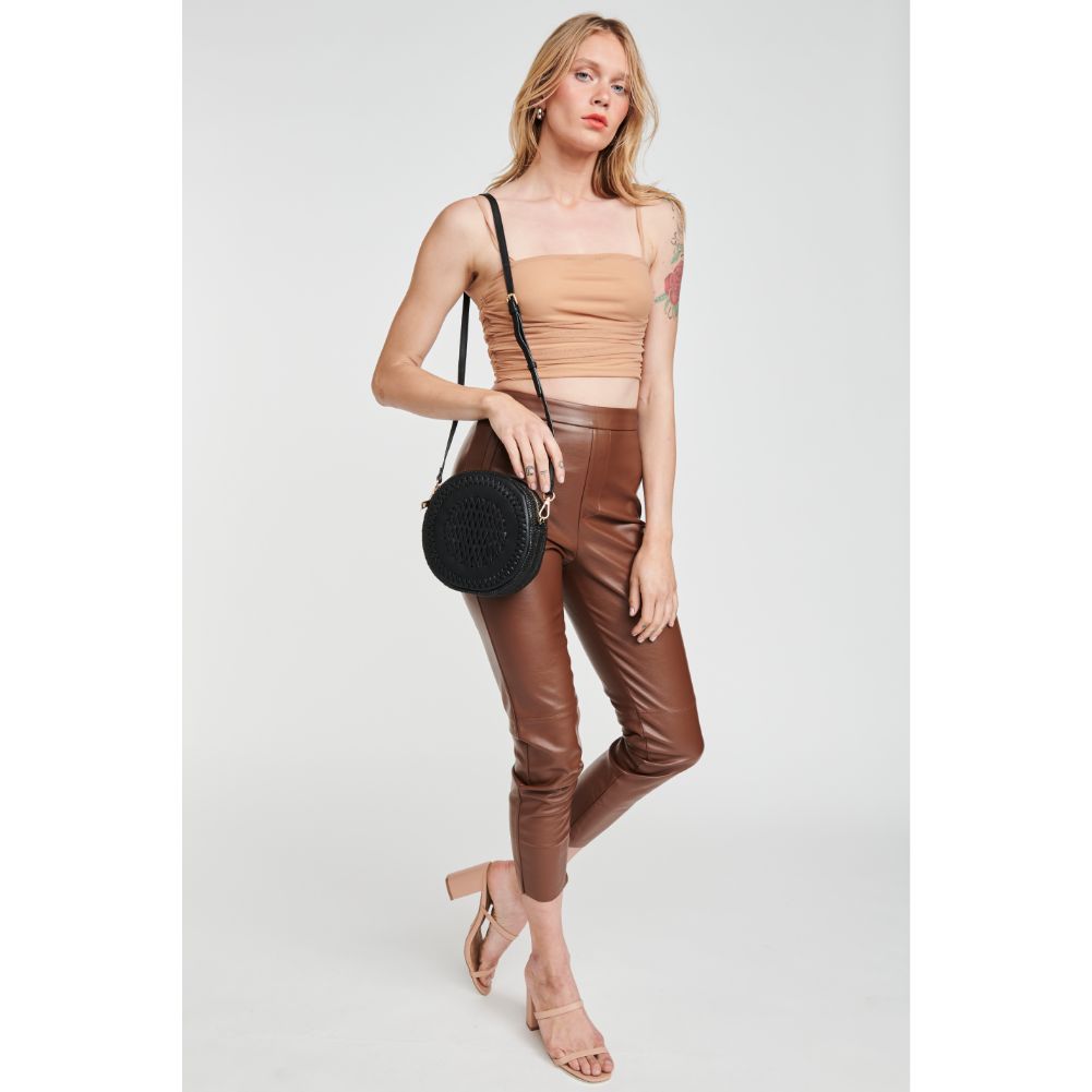 Woman wearing Black Moda Luxe Mercy Crossbody 842017119135 View 3 | Black