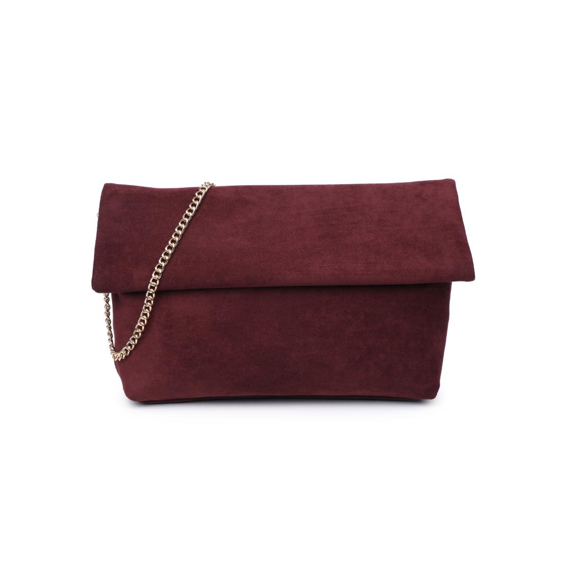 Woman wearing Wine Moda Luxe Zarae Crossbody 842017140009 View 5 | Wine