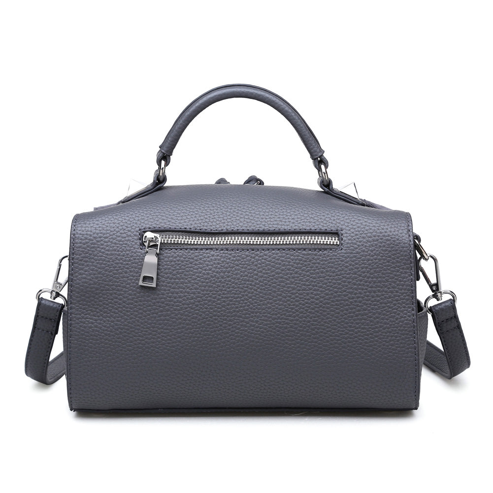 Product Image of Product Image of Moda Luxe Hudson Satchel 842017115601 View 3 | Charcoal
