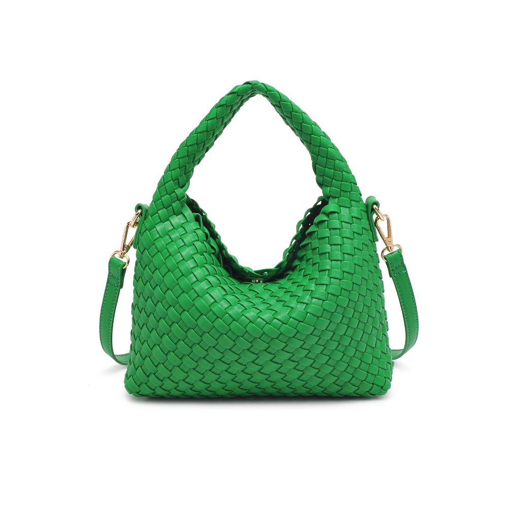 Woman wearing Kelly Green Moda Luxe Jessamine Crossbody 842017132202 View 5 | Kelly Green