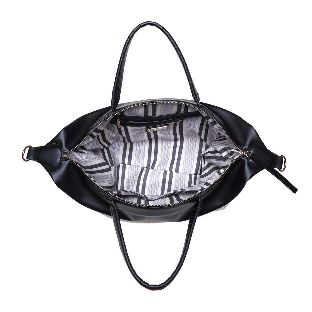 Product Image of Moda Luxe Sebastian Satchel 842017113171 View 4 | Black