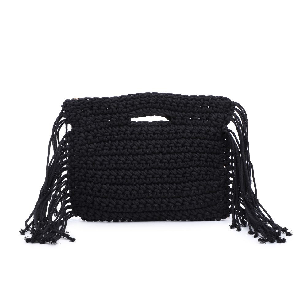 Woman wearing Black Moda Luxe Frankie Handbag 842017129738 View 5 | Black