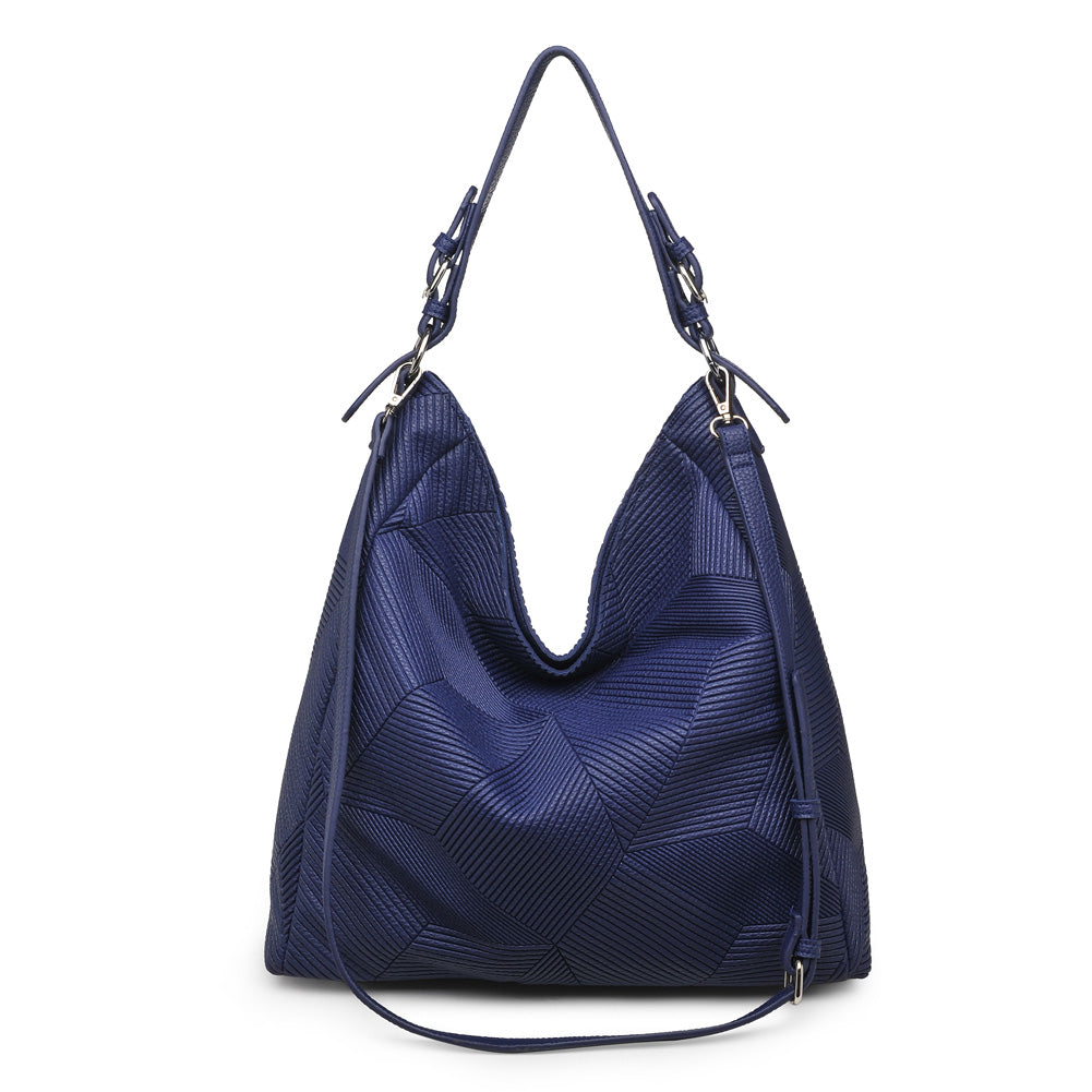 Product Image of Moda Luxe Tatiana Hobo 842017116974 View 3 | Navy