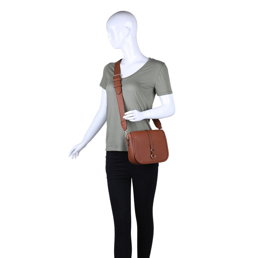 Product Image of Moda Luxe Whitney Crossbody 842017115656 View 5 | Tan
