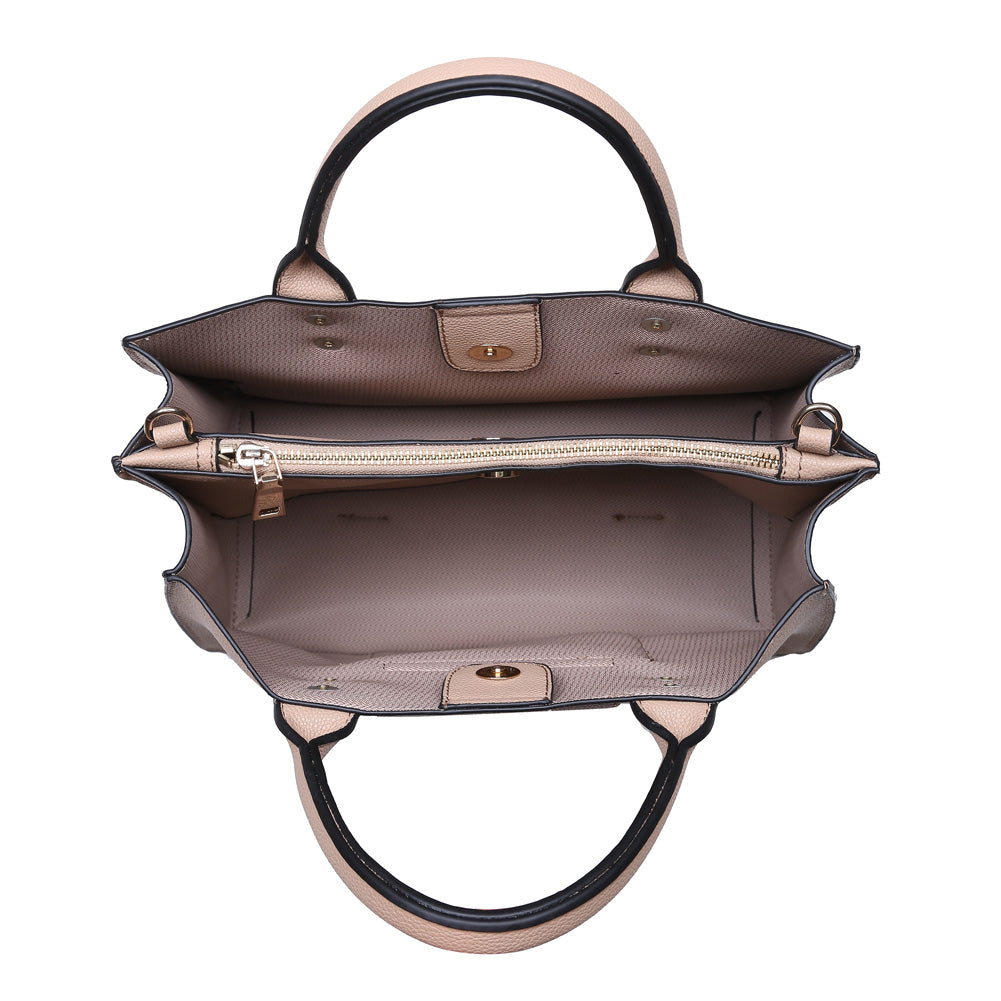 Product Image of Moda Luxe Rockefeller Satchel 842017115588 View 4 | Camel