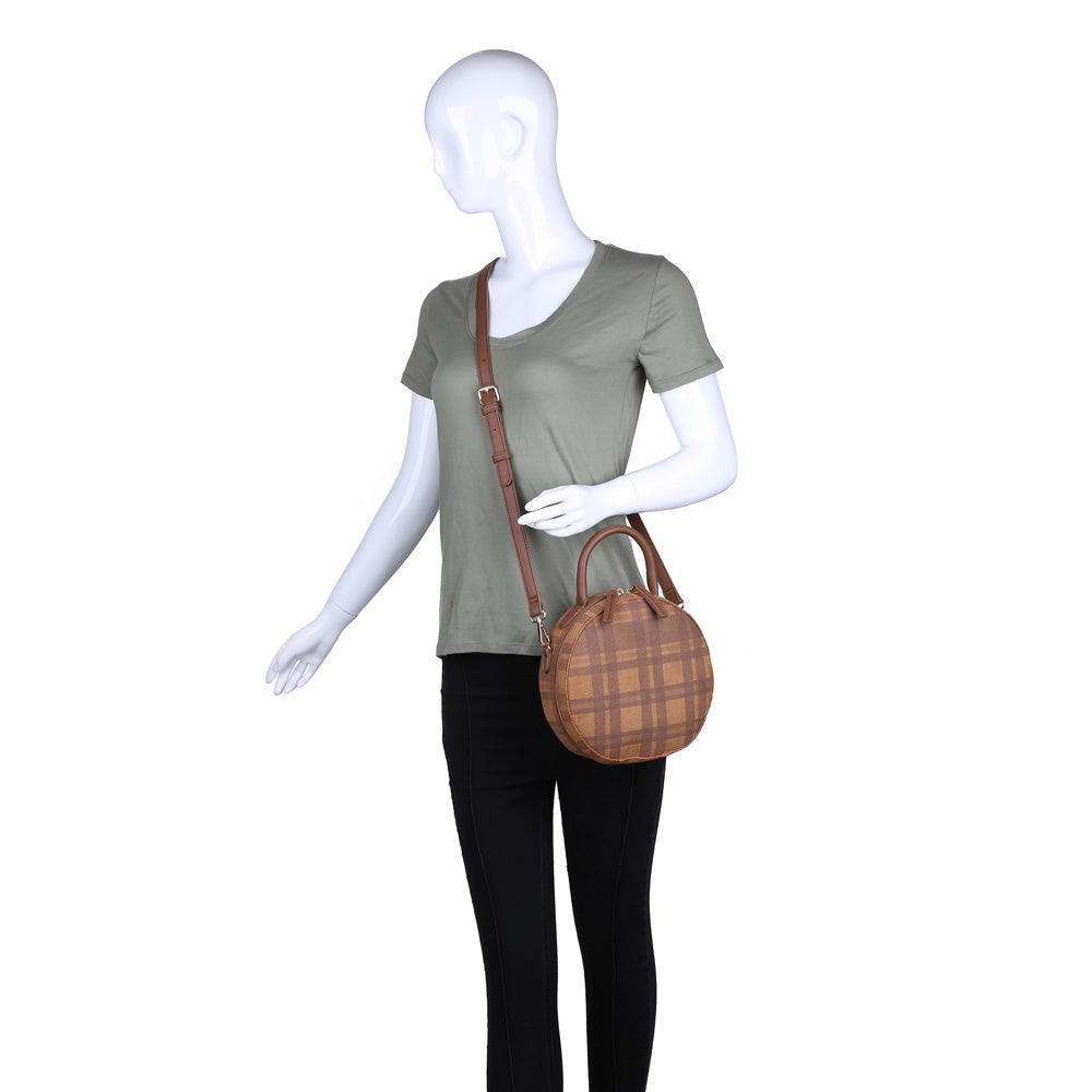 Moda Luxe Capetown Plaid Women : Crossbody : Crossbody 842017115953 | Tan
