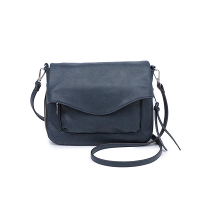 Product Image of Navy Moda Luxe Easy Foldover Crossbody 842017139850 View 1 | Navy