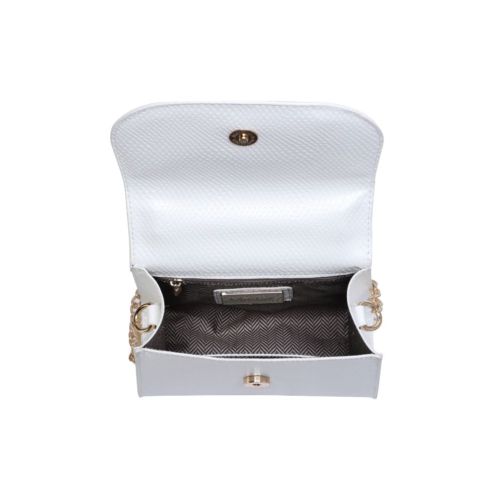 Product Image of Moda Luxe Talia Clutch 842017127642 View 4 | White