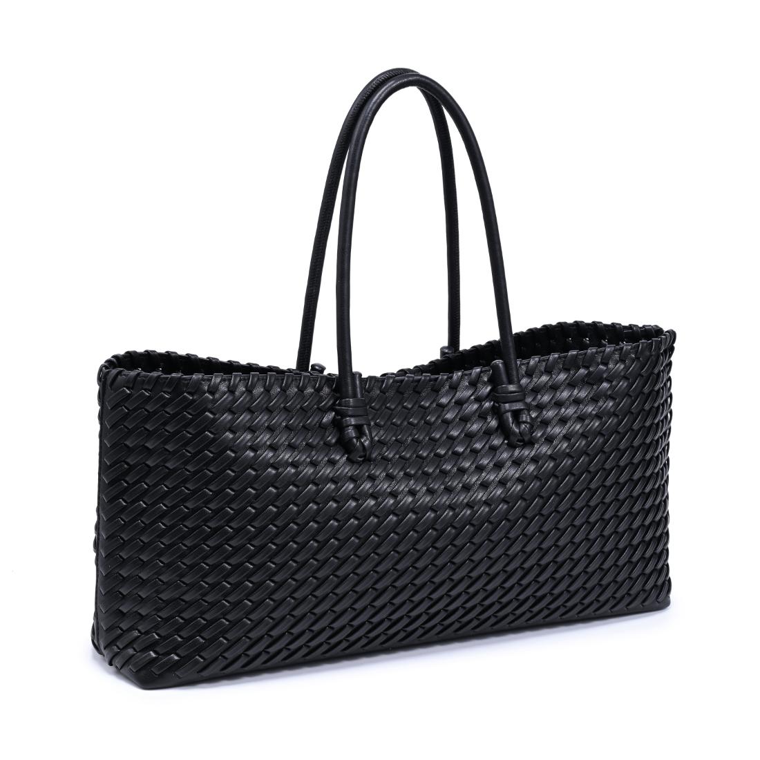 Woman wearing Black Moda Luxe Nola Tote 842017140856 View 6 | Black