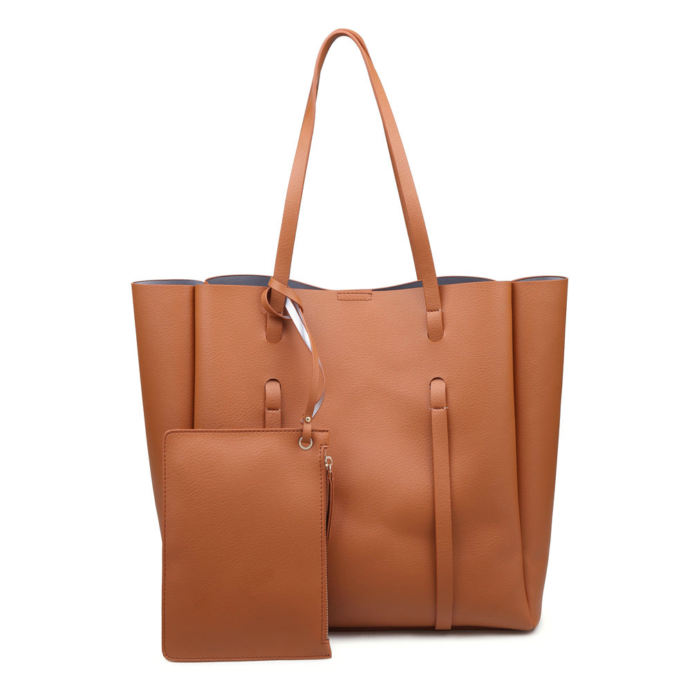 Product Image of Moda Luxe Khloe Tote 842017114529 View 1 | Tan