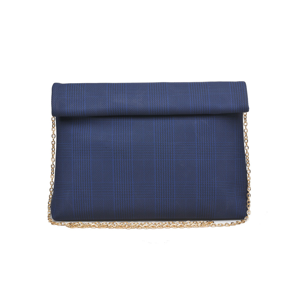 Product Image of Moda Luxe Heather Clutch 842017116660 View 5 | Navy