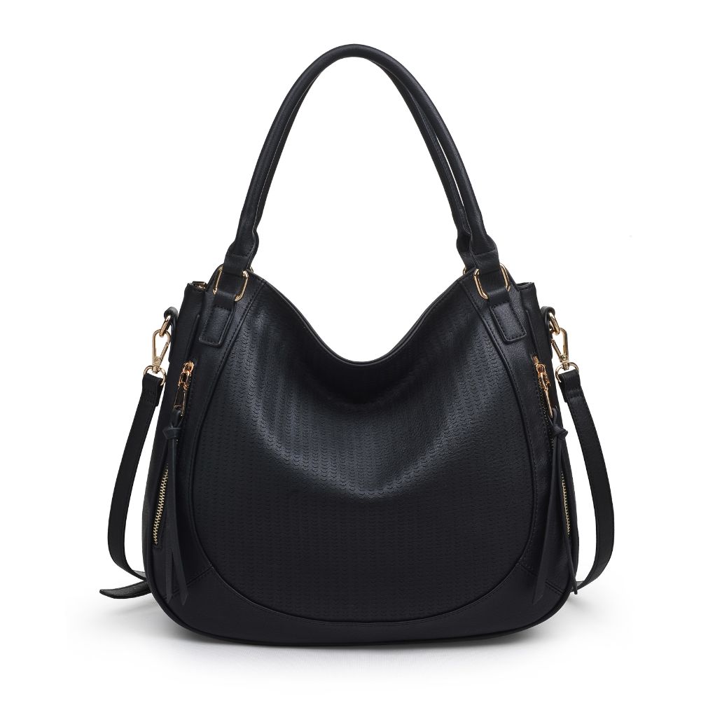 Product Image of Moda Luxe Angelica Satchel 842017123866 View 1 | Black