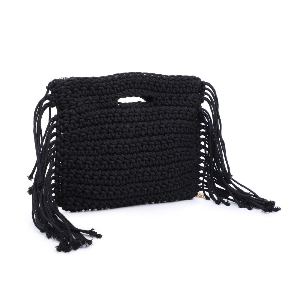 Woman wearing Black Moda Luxe Frankie Handbag 842017129738 View 6 | Black