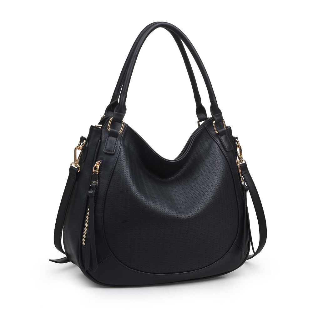 Product Image of Moda Luxe Angelica Satchel 842017123866 View 2 | Black