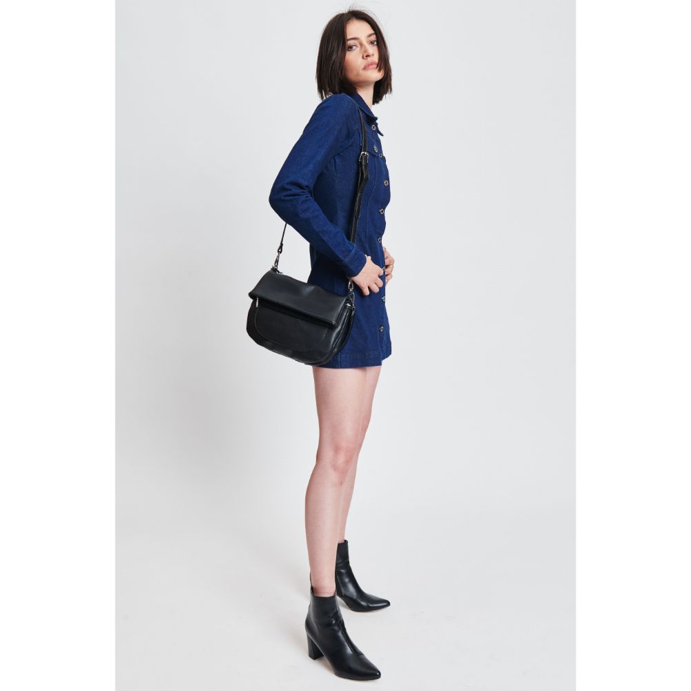 Woman wearing Black Sol and Selene Blake Crossbody 842017132660 View 2 | Black