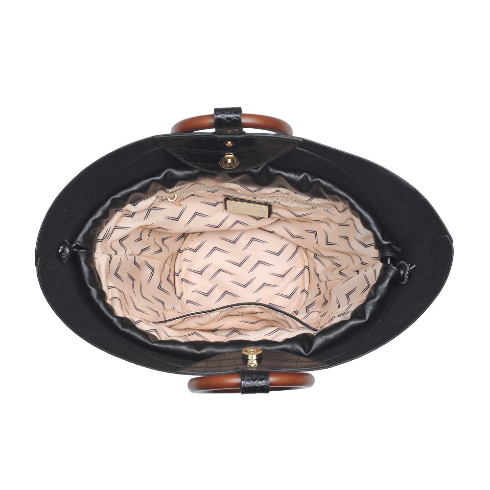 Product Image of Moda Luxe Delta Top Handle 842017125365 View 8 | Black
