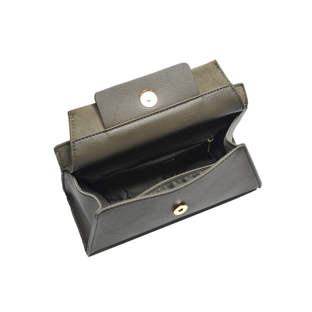 Woman wearing Olive Moda Luxe Lana Crossbody 842017126409 View 9 | Olive