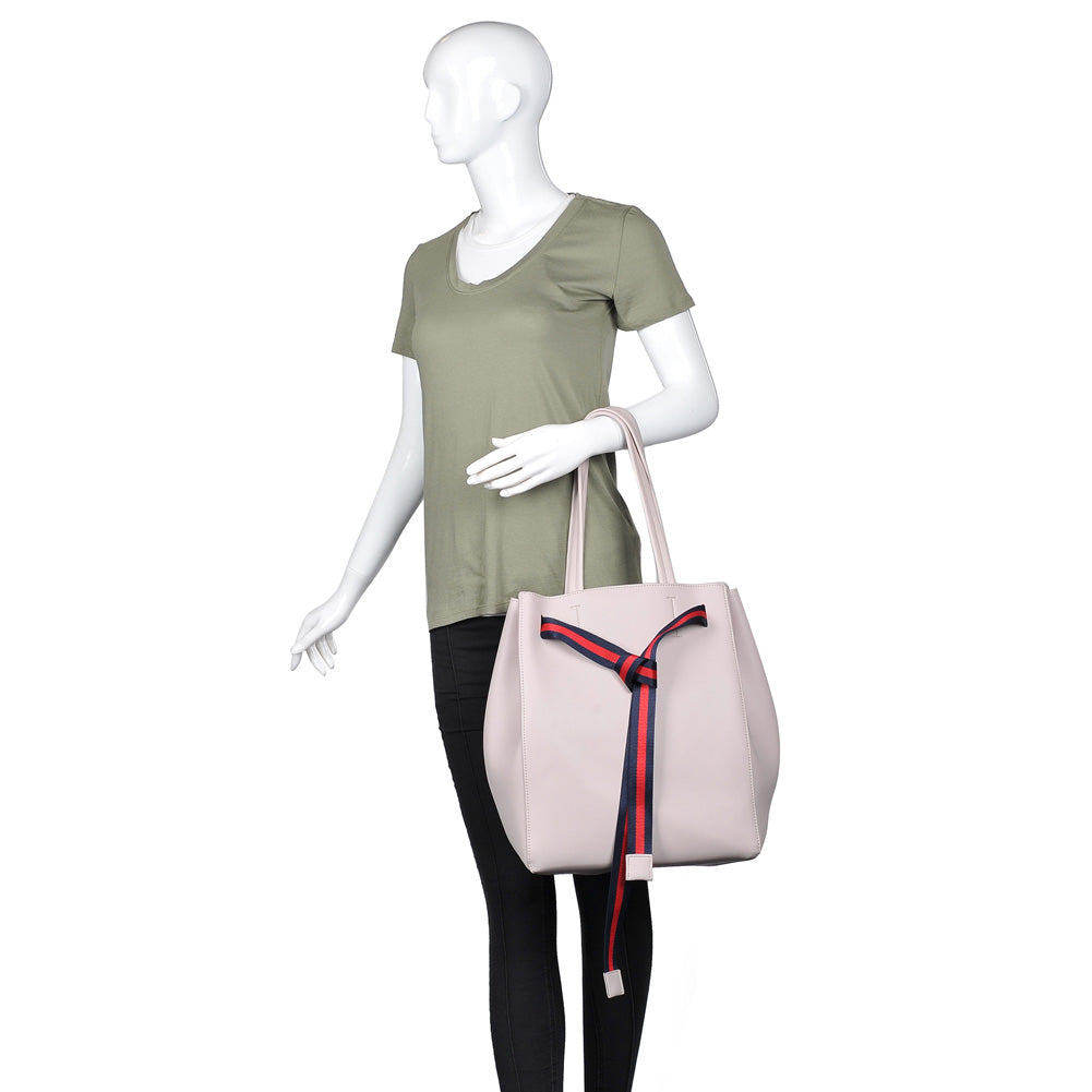 Woman wearing Bone Moda Luxe Dutchess Tote 842017118794 View 1 | Bone