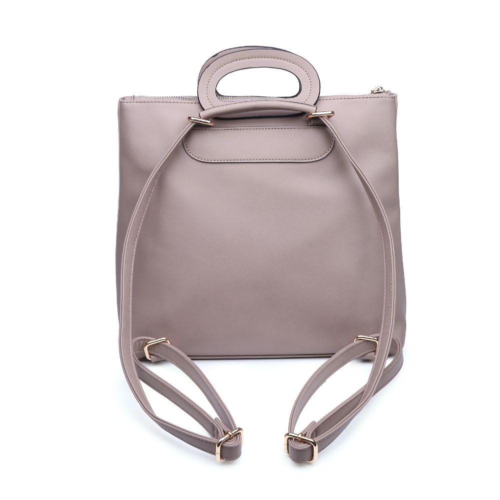 Product Image of Moda Luxe Brooklyn Backpack 842017121190 View 3 | Mushroom
