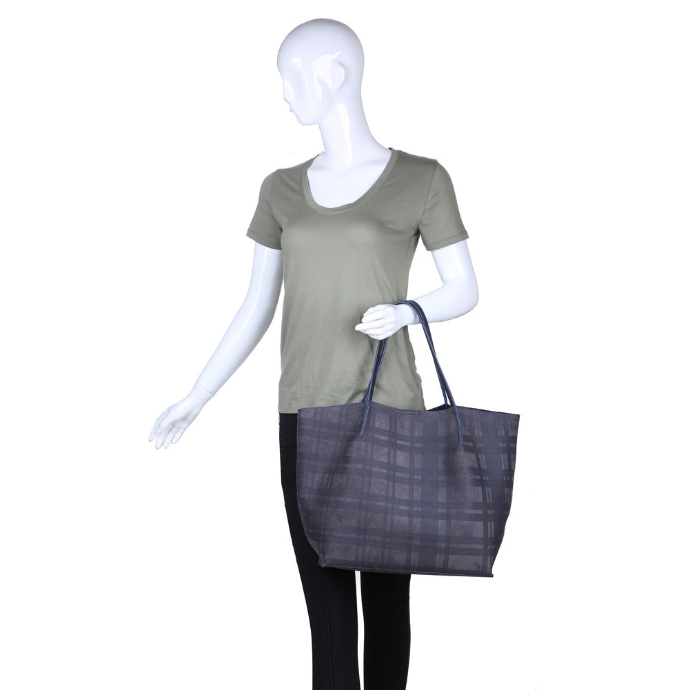 Product Image of Moda Luxe Cambridge Tote 842017116455 View 5 | Navy