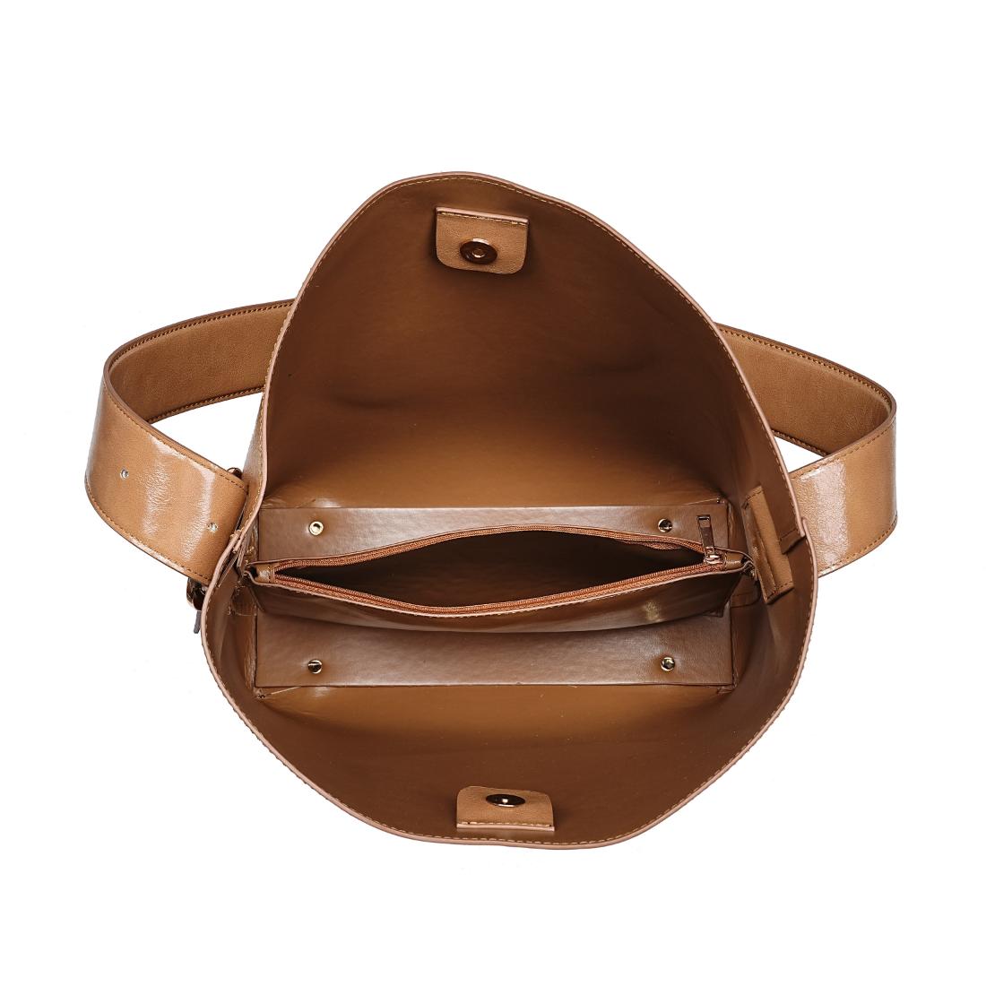 Product Image of Moda Luxe Brooke Bucket 842017139539 View 8 | Camel