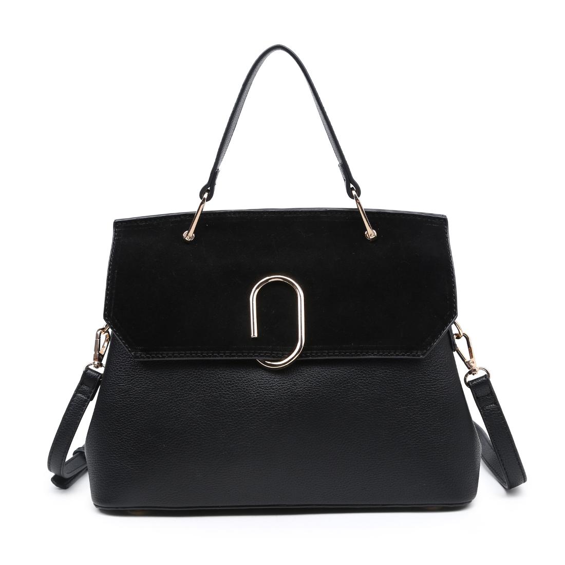 Moda Luxe Nico Satchel 842017143390 View 5 | Black