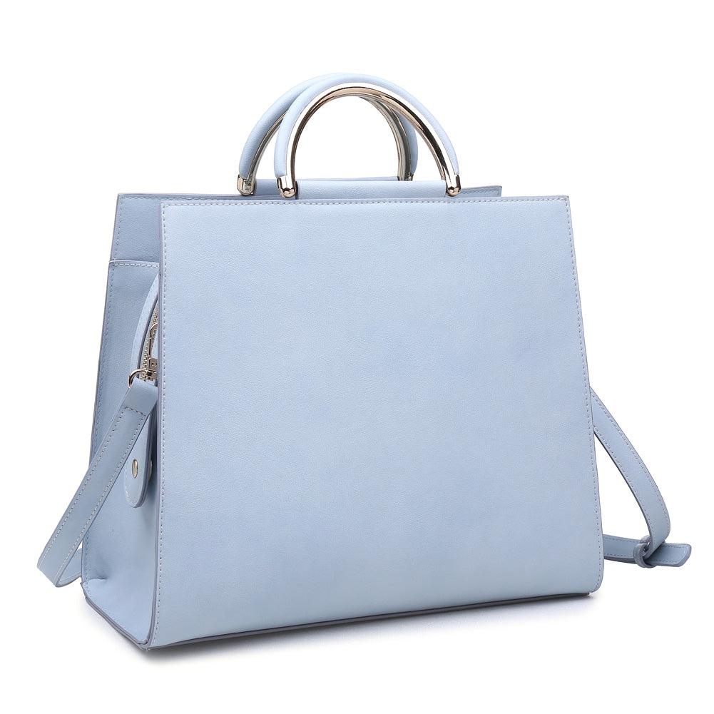 Product Image of Moda Luxe Noelle Satchel 842017113485 View 2 | Powder Blue