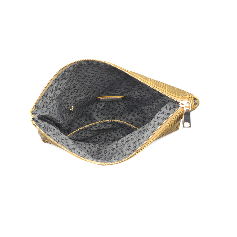 Product Image of Moda Luxe Heather Clutch 842017116677 View 8 | Mustard