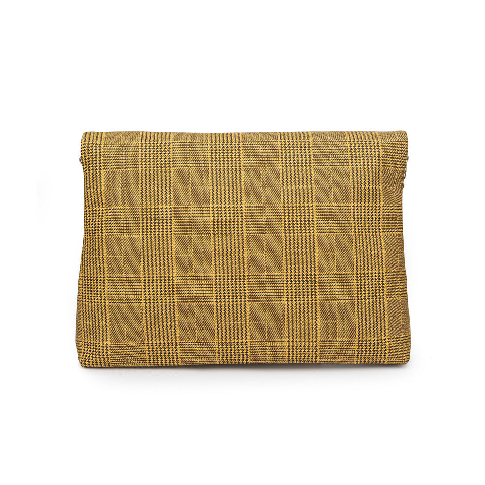 Product Image of Moda Luxe Heather Clutch 842017116677 View 7 | Mustard