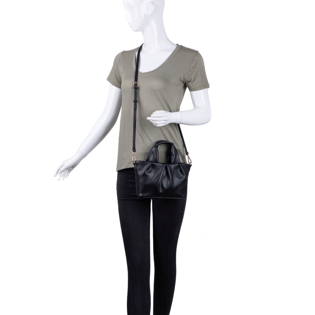 Product Image of Moda Luxe Heartly Crossbody 842017126164 View 5 | Black