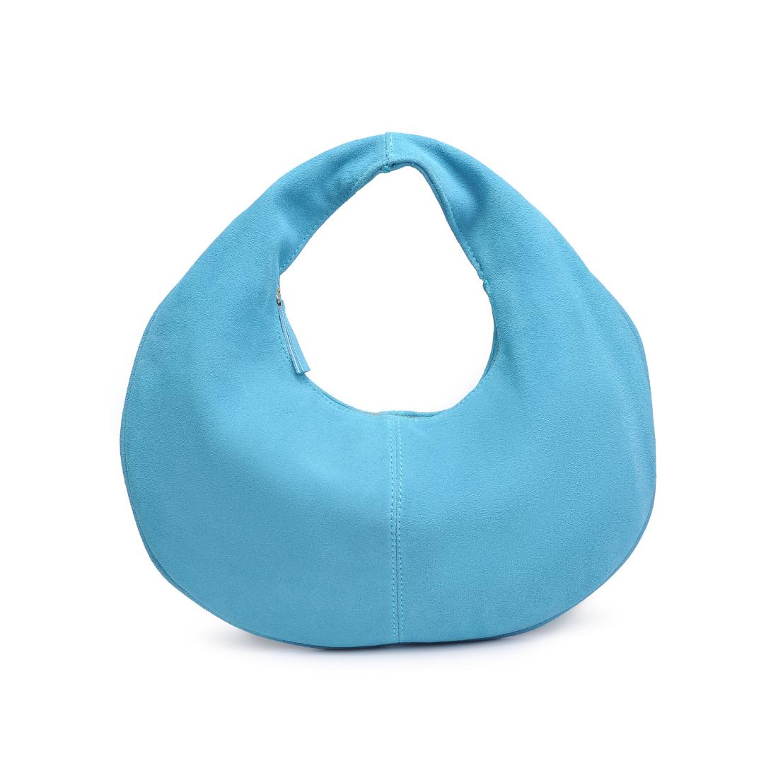 Product Image of Moda Luxe Farrah - Suede Hobo 842017138655 View 5 | Sky Blue