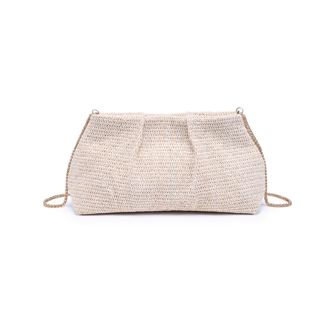 Moda Luxe Breeze Clutch 842017141365 View 5 | Cream