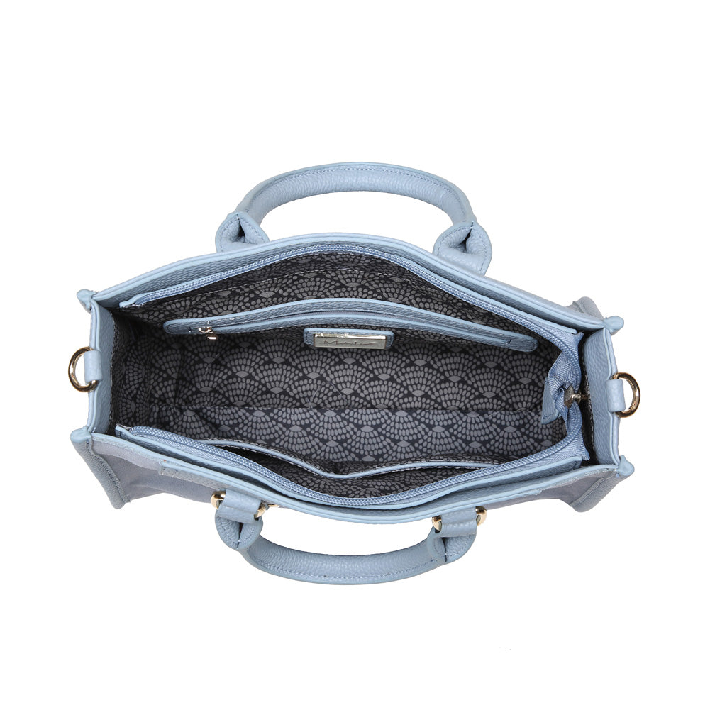 Product Image of Moda Luxe Bridgette Satchel 842017119685 View 4 | Blue