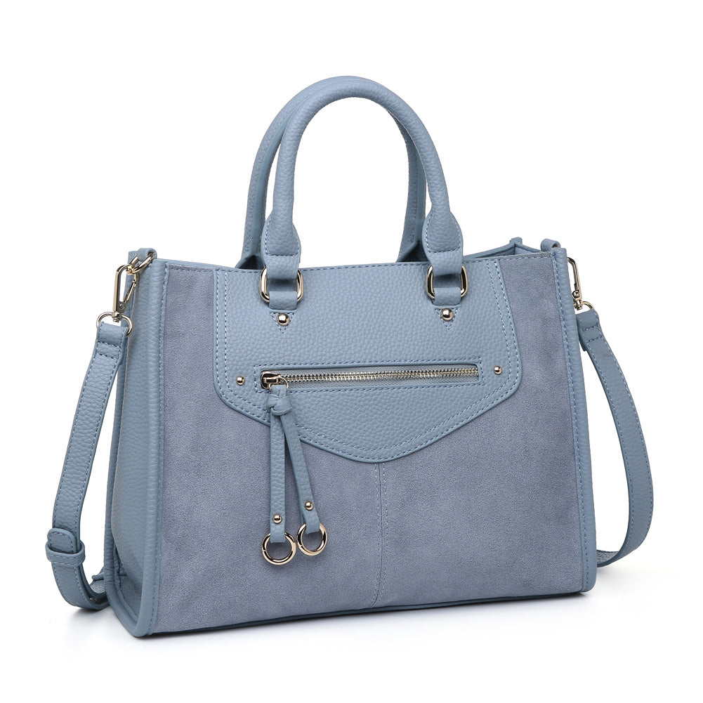 Product Image of Moda Luxe Bridgette Satchel 842017119685 View 2 | Blue